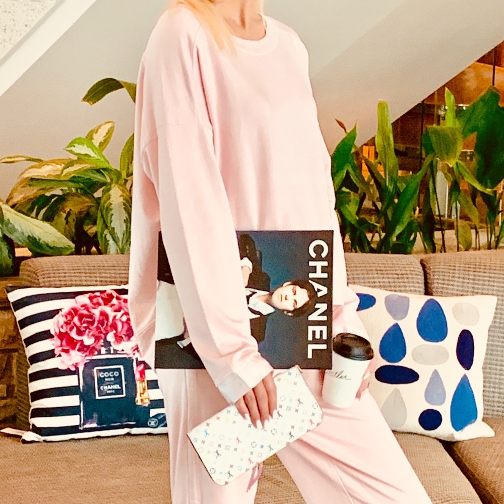 NWT Pale Pink Jogger Set / Pajama Set